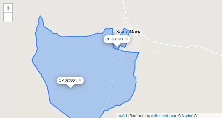 Código Postal Lourdes, Santa María - Misiones