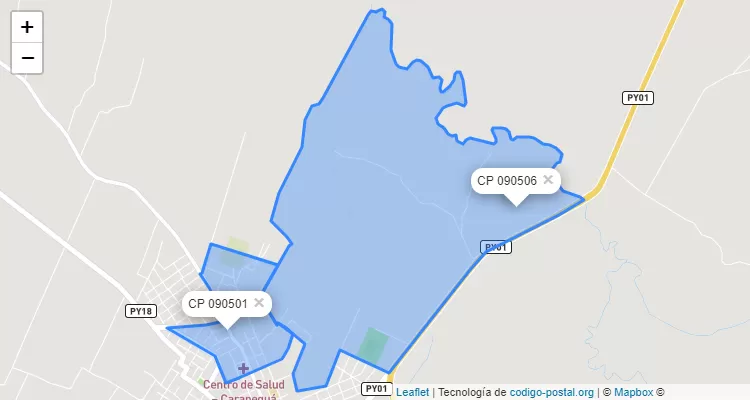 Código Postal Santo Domingo, Carapeguá - Paraguarí