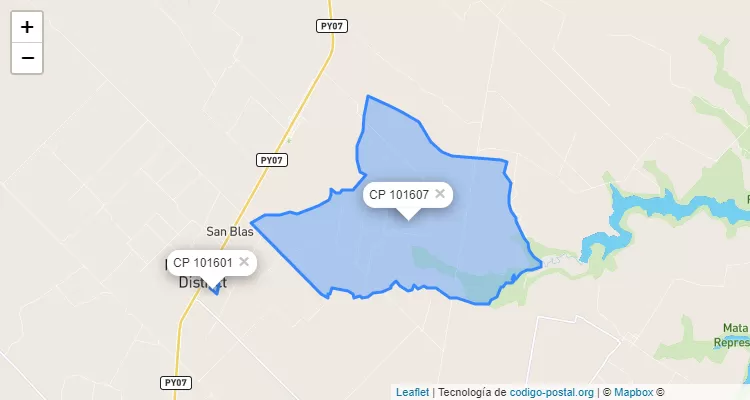 Código Postal San Miguel, Minga Porá - Alto Paraná