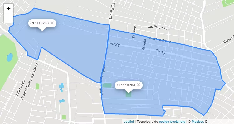 Código Postal Costa Salinares, Capiatá - Central