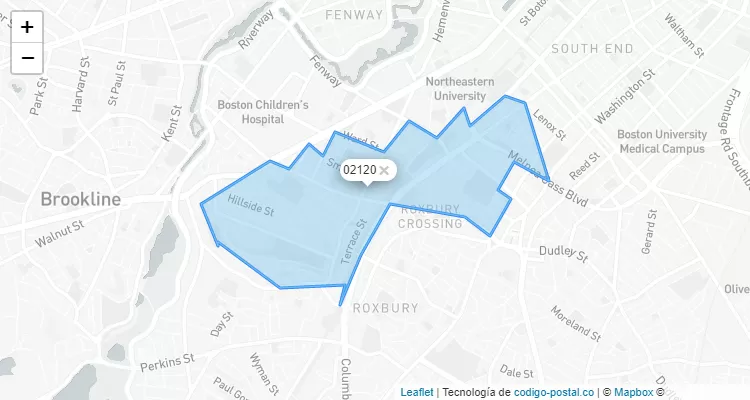 CEP Roxbury Crossing, Massachusetts - Estados Unidos