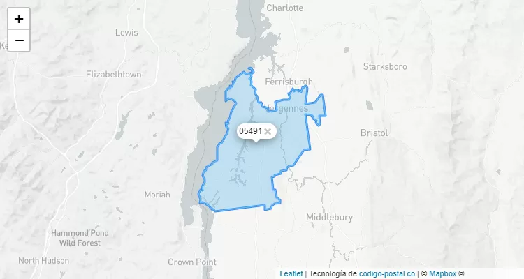 West Ferrisburgh, Vermont ZIP Code - United States