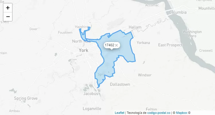 East York Pennsylvania ZIP Code United States