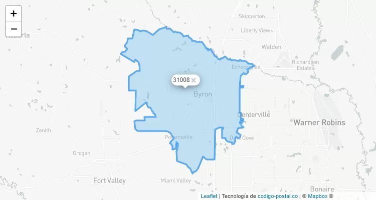 Bryon, Georgia ZIP Code - United States